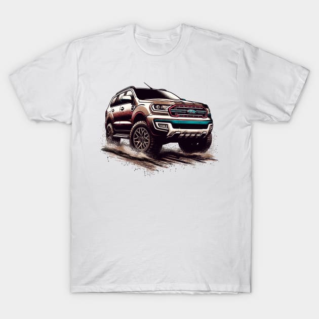 Ford Everest T-Shirt by Vehicles-Art